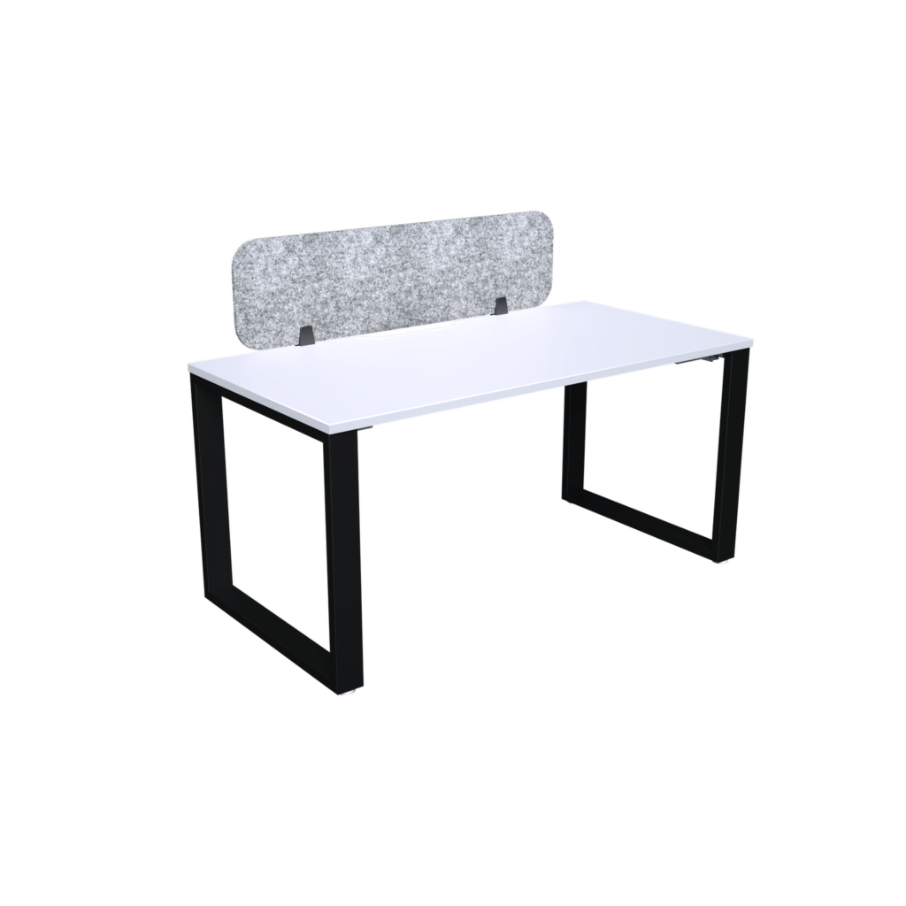Loop Straight Desk With Screens