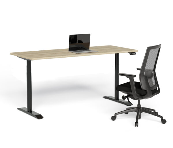 Motion Height Adjustable Desk - Round Leg - Image 13