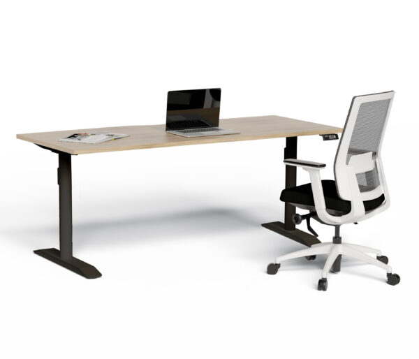 Motion Height Adjustable Desk - Round Leg - Image 15