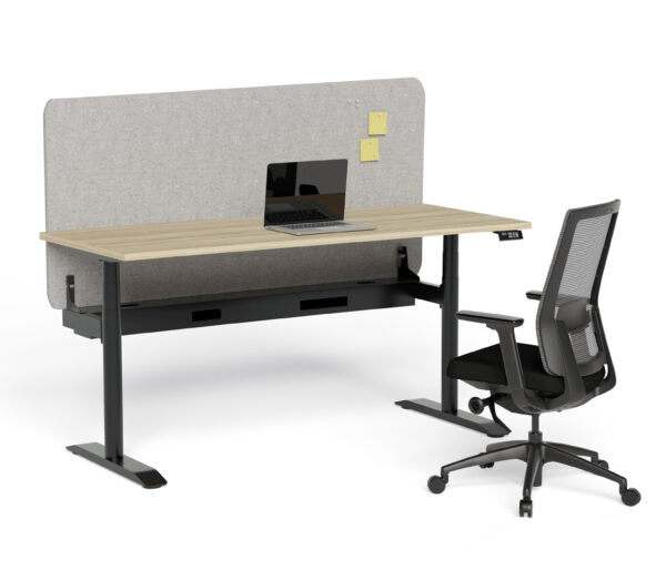 Motion Height Adjustable Desk - Round Leg - Image 5