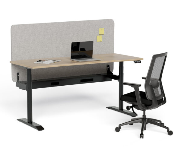 Motion Height Adjustable Desk - Round Leg