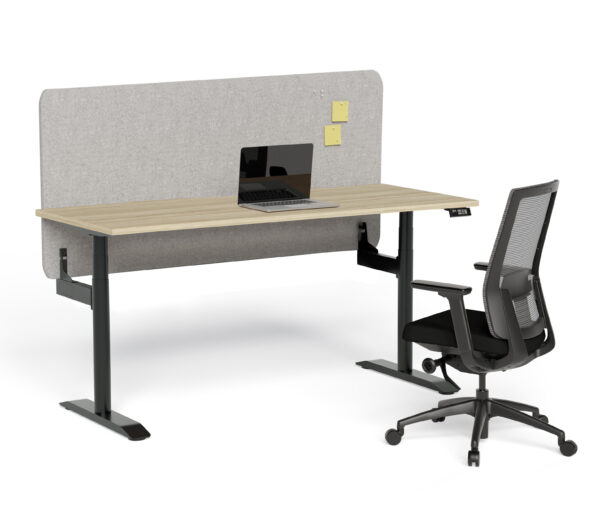 Motion Height Adjustable Desk - Round Leg - Image 9