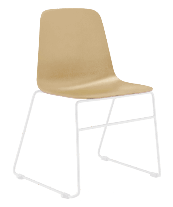 Layla Sled Shell with White Frame