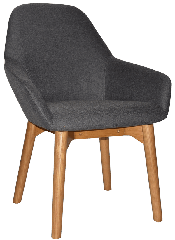 Byron Reception Chair (Timber Leg) - Image 13