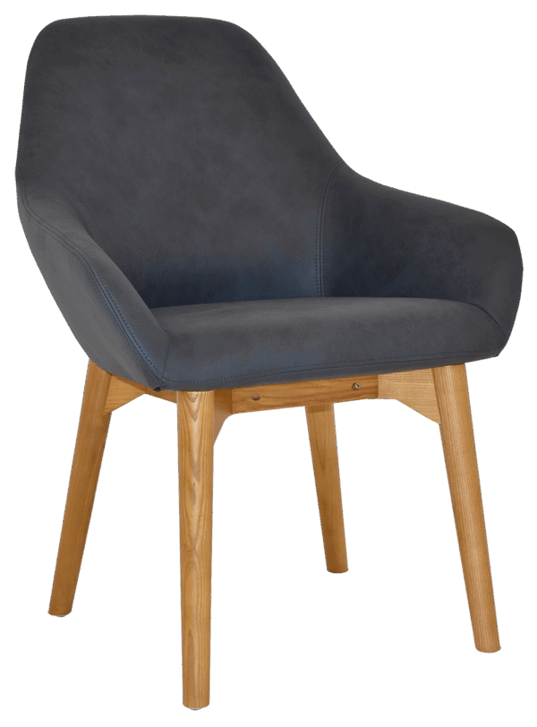 Byron Reception Chair (Timber Leg) - Image 11