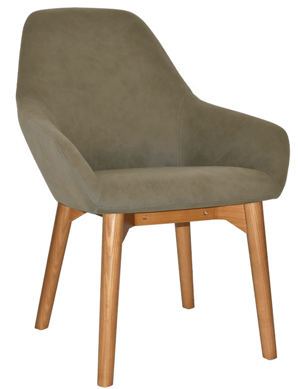 Byron Reception Chair (Timber Leg) - Image 18