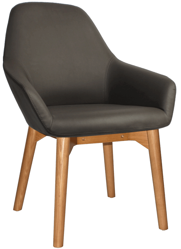Byron Reception Chair (Timber Leg) - Image 19