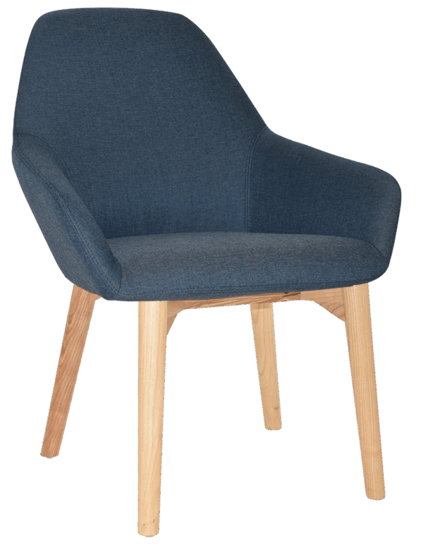 Byron Reception Chair (Timber Leg) - Image 5