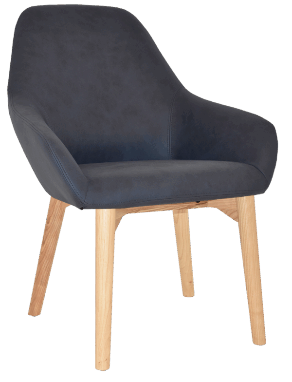 Byron Reception Chair (Timber Leg) - Image 8