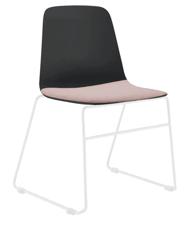 Layla Sled Shell with Seat Pad (White Frame) - Image 16