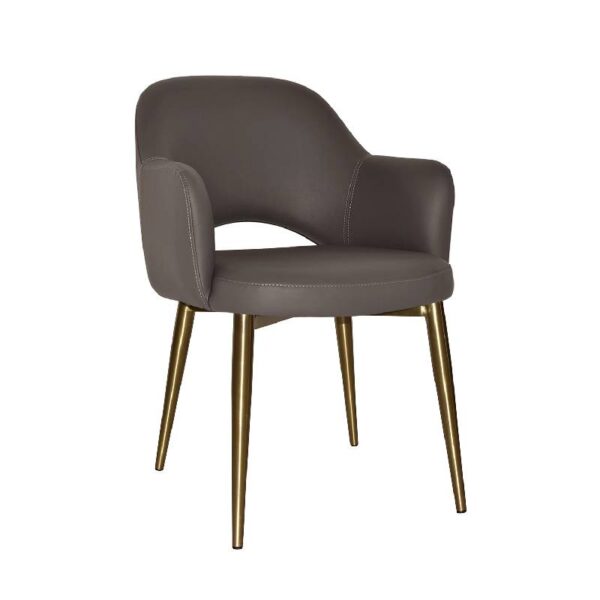 Tweed Reception Chair (Metal Slim Leg)
