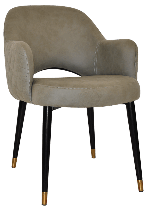 Tweed Reception Chair (Metal Slim Leg) - Image 4