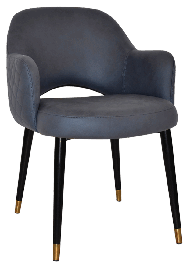 Tweed Reception Chair (Metal Slim Leg) - Image 11