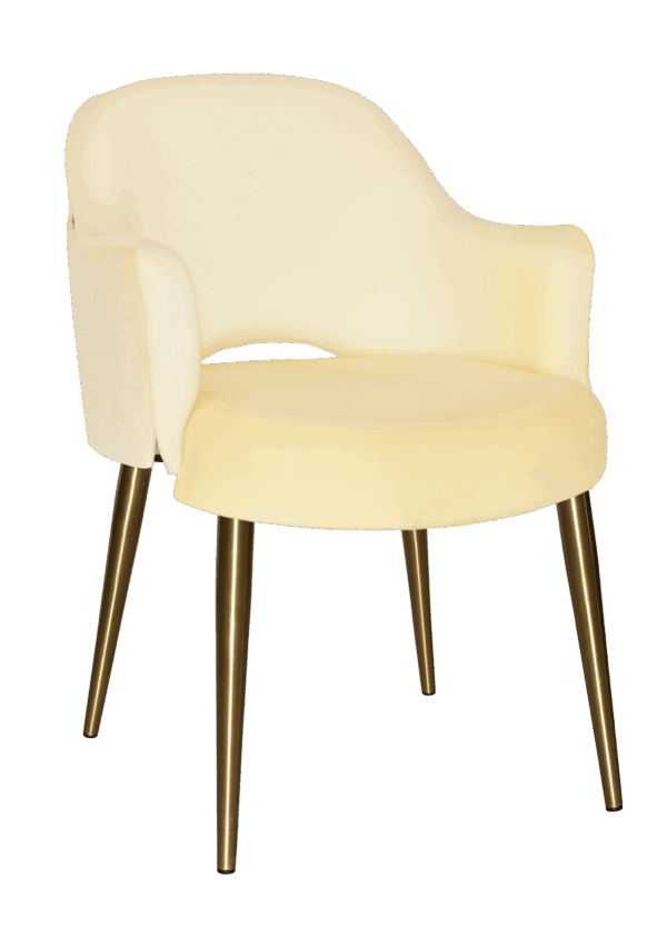 Tweed Reception Chair (Metal Slim Leg) - Image 18