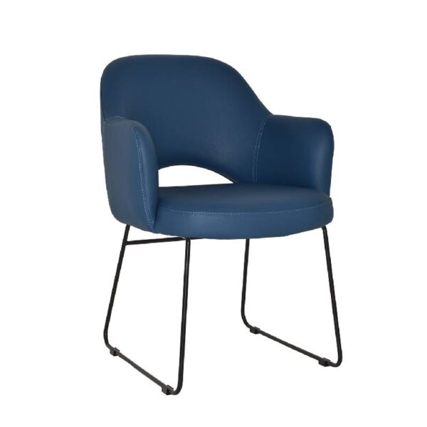 Tweed Reception Chair (Sled)
