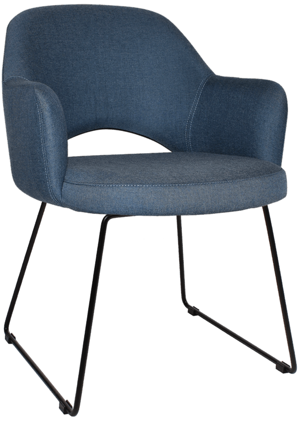 Tweed Reception Chair (Sled) - Image 6