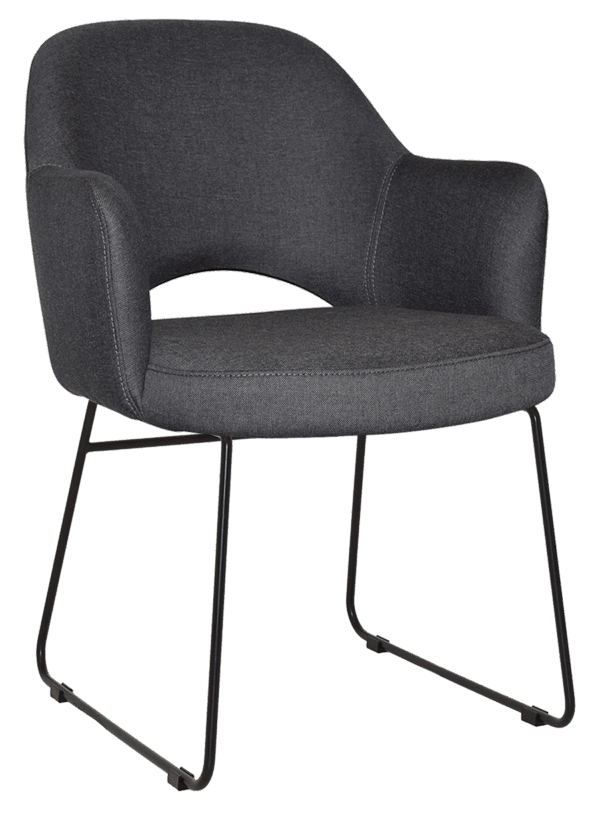 Tweed Reception Chair (Sled) - Image 13