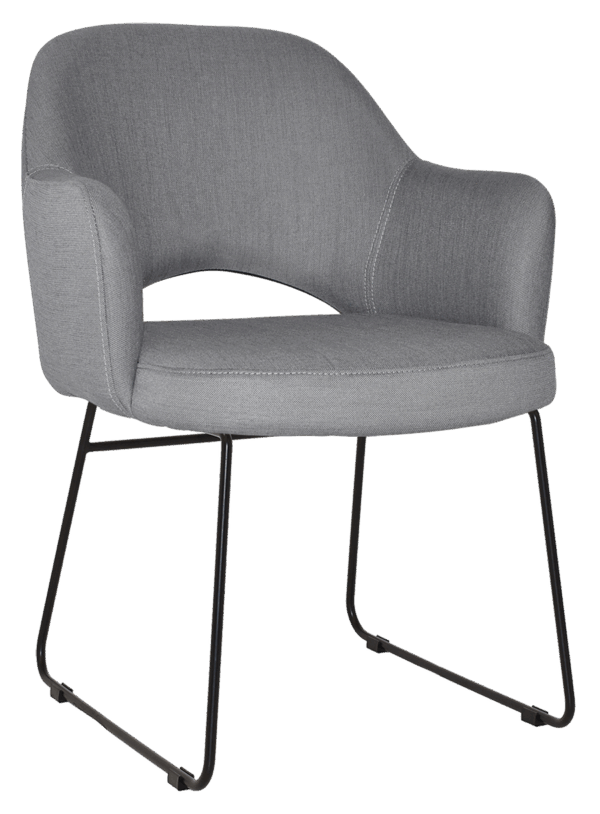 Tweed Reception Chair (Sled) - Image 7