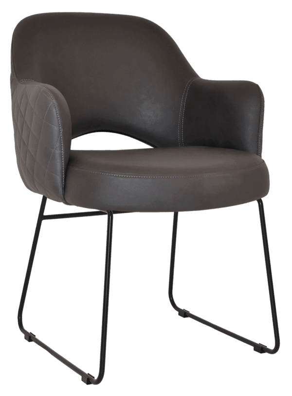 Tweed Reception Chair (Sled) - Image 10