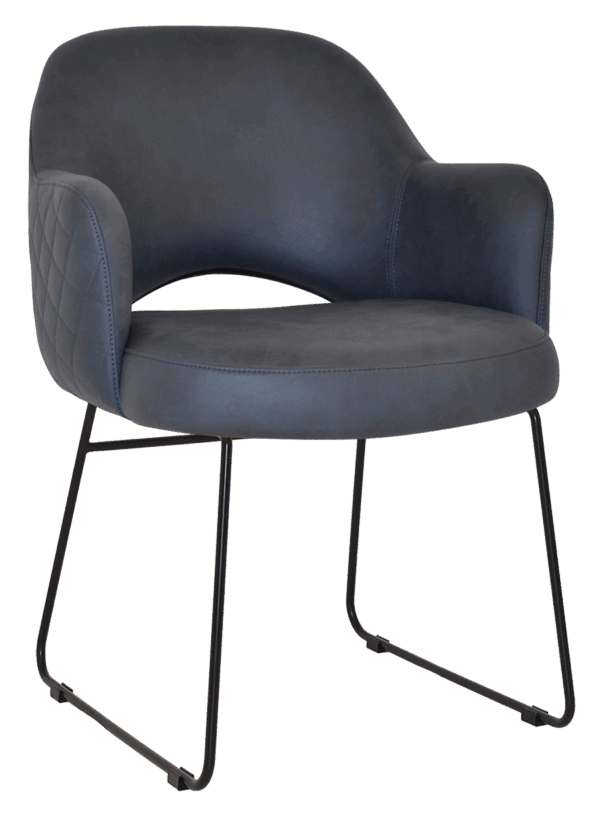 Tweed Reception Chair (Sled) - Image 14