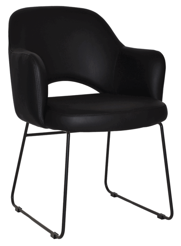 Tweed Reception Chair (Sled) - Image 12