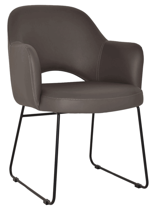Tweed Reception Chair (Sled) - Image 3
