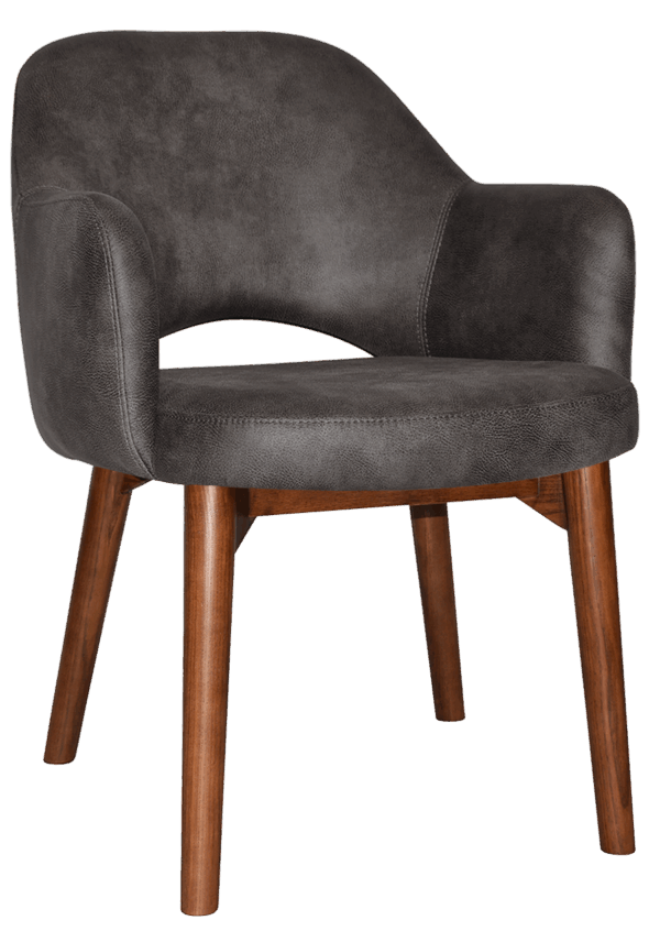 Tweed Reception Chair (Timber Leg) - Image 35
