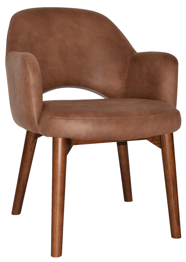Tweed Reception Chair (Timber Leg) - Image 36