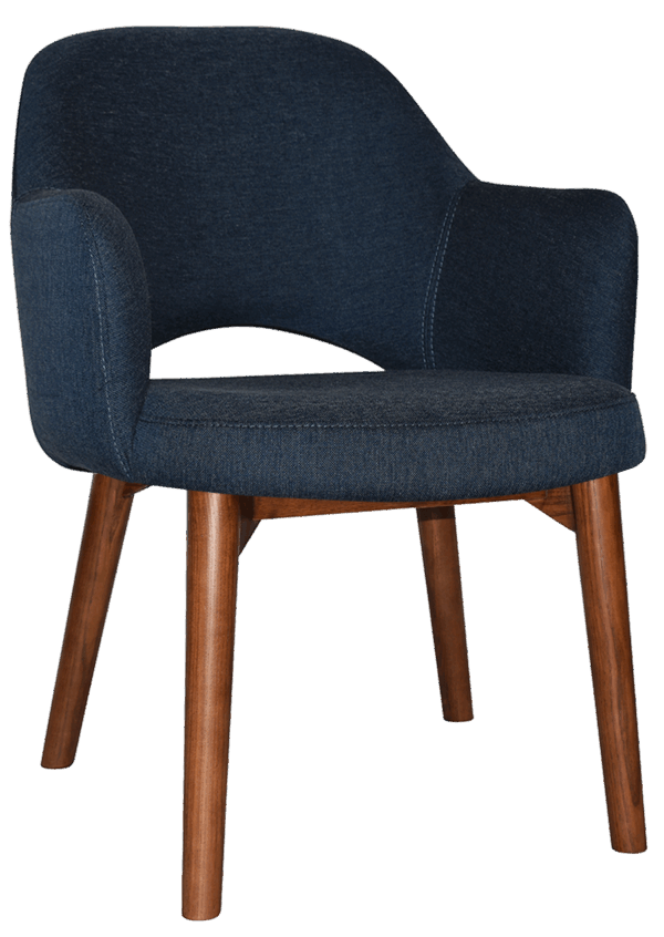 Tweed Reception Chair (Timber Leg) - Image 38