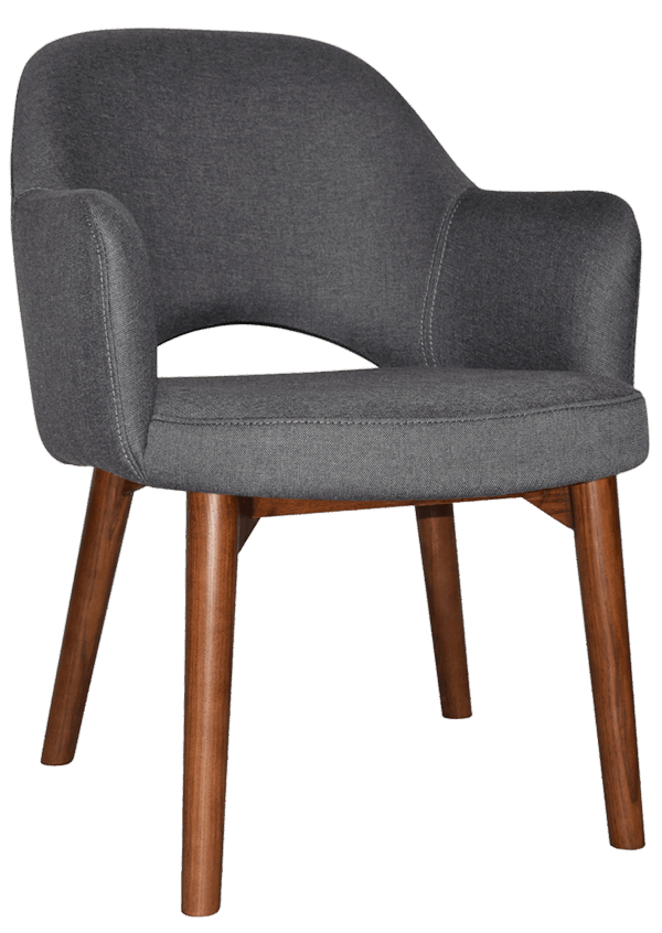 Tweed Reception Chair (Timber Leg) - Image 39
