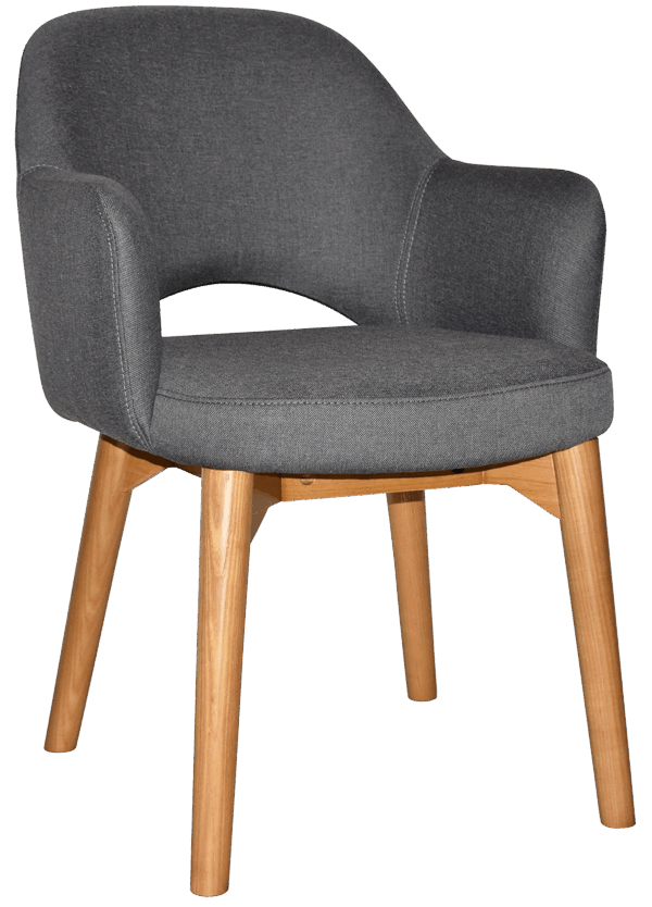 Tweed Reception Chair (Timber Leg) - Image 17