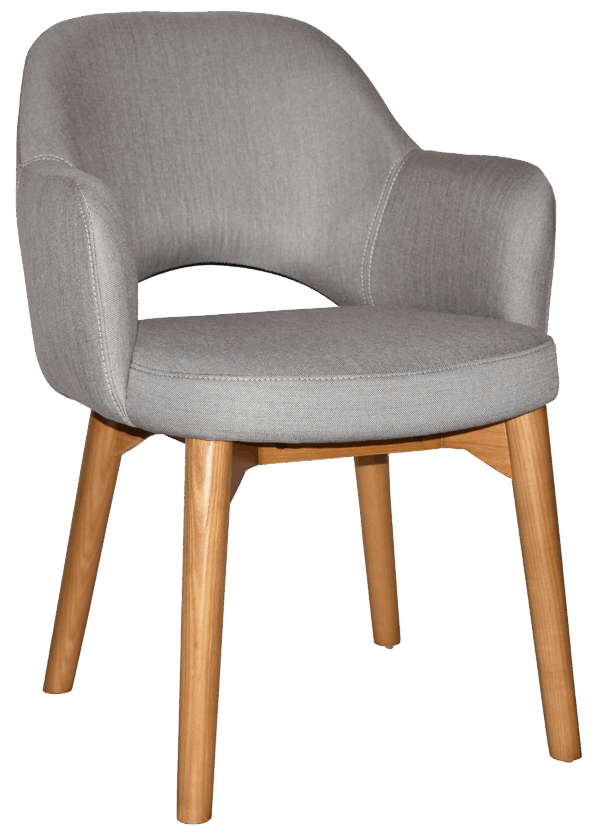 Tweed Reception Chair (Timber Leg) - Image 20