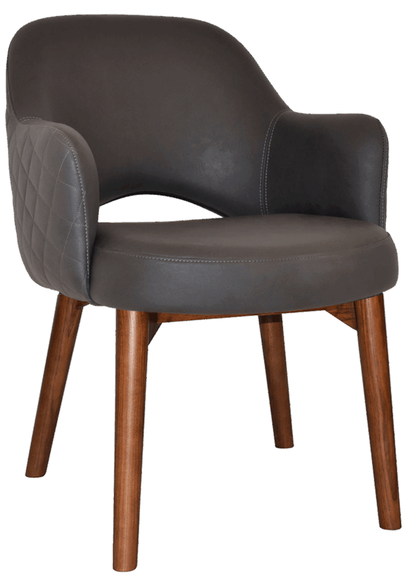 Tweed Reception Chair (Timber Leg) - Image 40