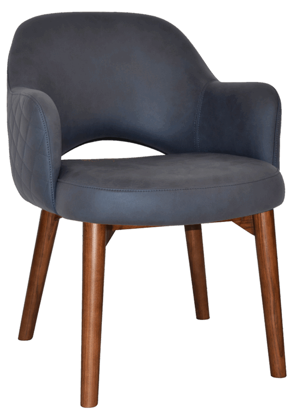 Tweed Reception Chair (Timber Leg) - Image 43