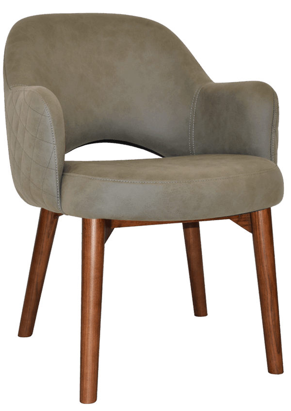Tweed Reception Chair (Timber Leg) - Image 42