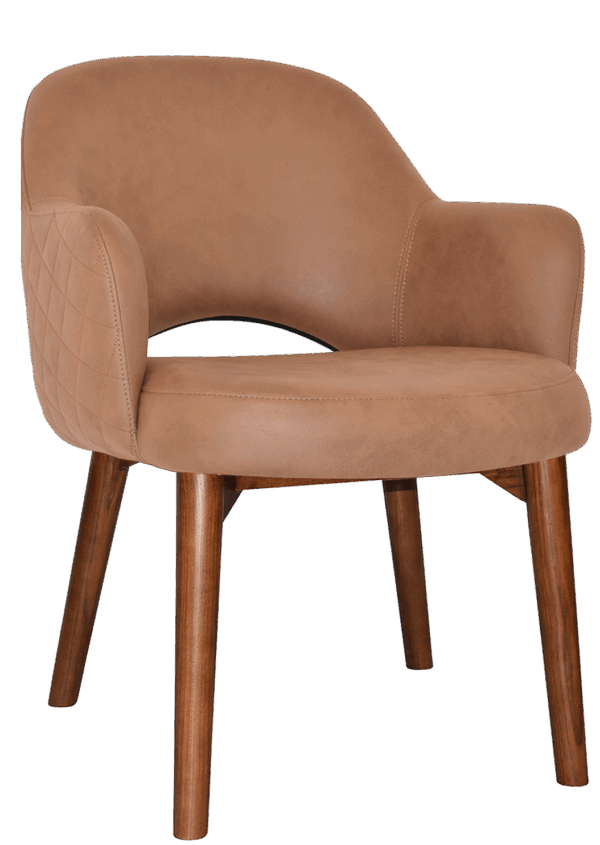 Tweed Reception Chair (Timber Leg) - Image 41