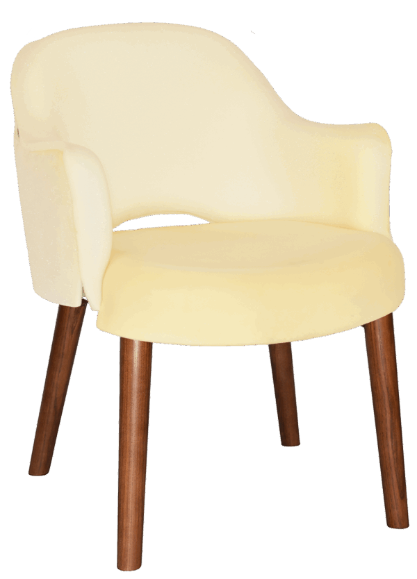 Tweed Reception Chair (Timber Leg) - Image 34