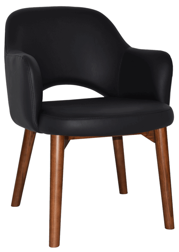 Tweed Reception Chair (Timber Leg) - Image 37