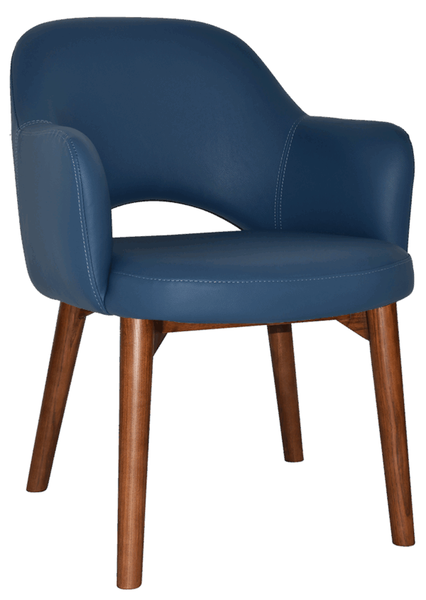 Tweed Reception Chair (Timber Leg) - Image 30