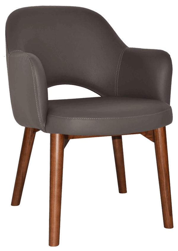 Tweed Reception Chair (Timber Leg) - Image 31