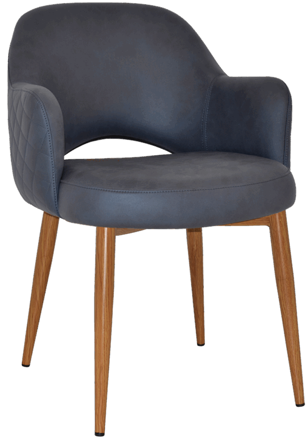 Tweed Reception Chair (Metal Leg) - Image 24