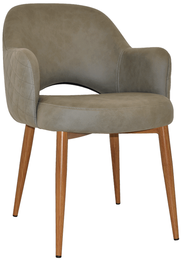 Tweed Reception Chair (Metal Leg) - Image 20