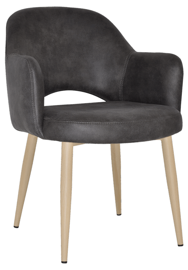 Tweed Reception Chair (Metal Leg) - Image 15
