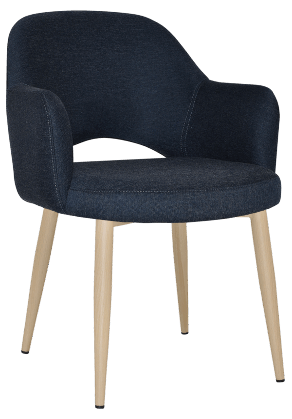 Tweed Reception Chair (Metal Leg) - Image 12