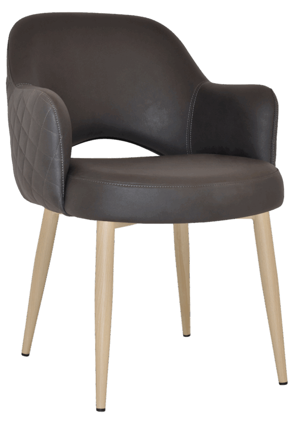 Tweed Reception Chair (Metal Leg) - Image 8