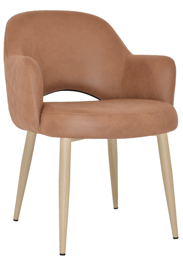 Tweed Reception Chair (Metal Leg) - Image 2