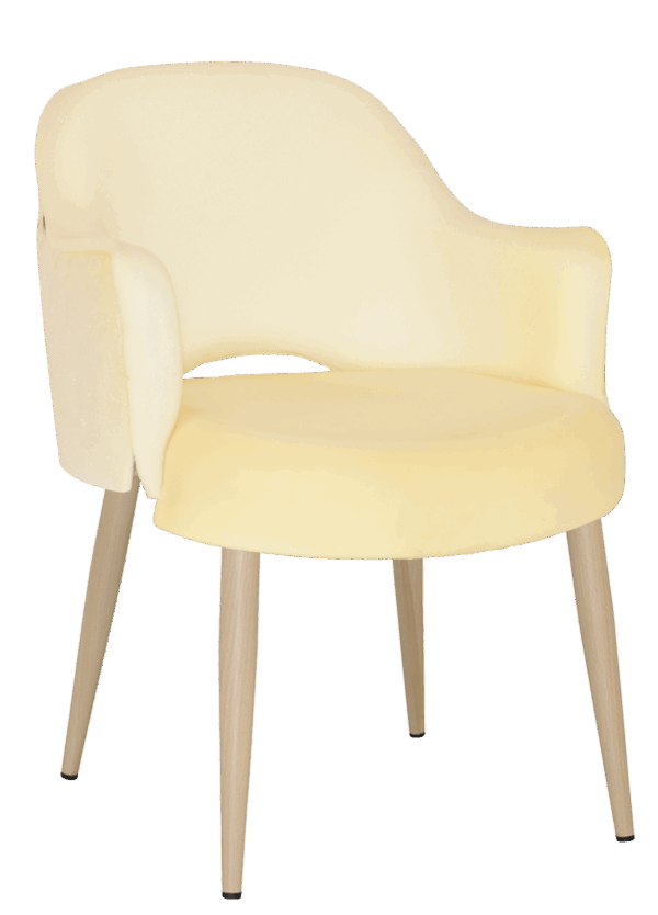 Tweed Reception Chair (Metal Leg) - Image 7