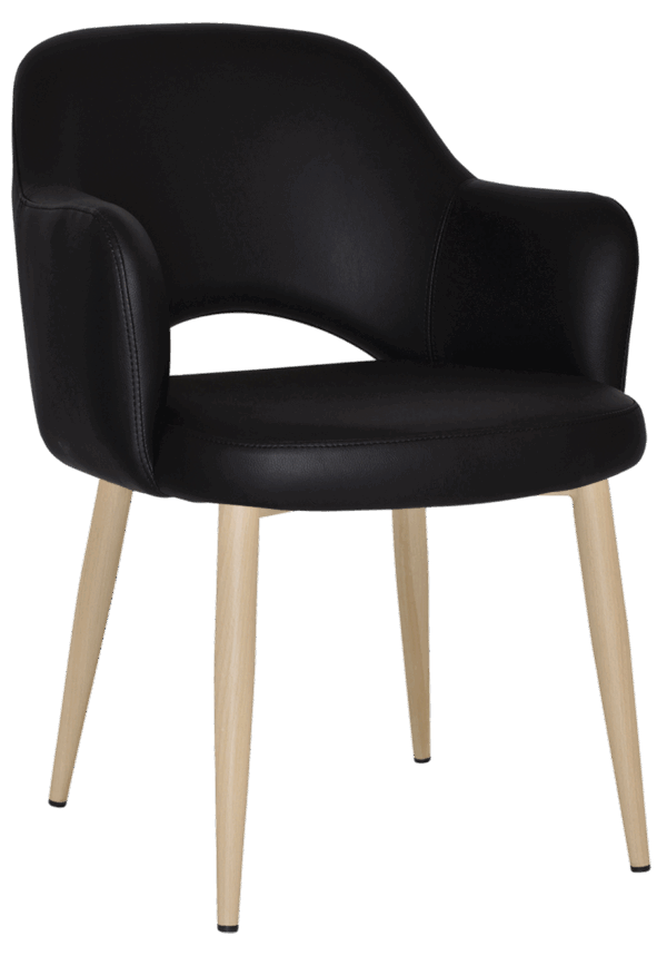 Tweed Reception Chair (Metal Leg) - Image 9