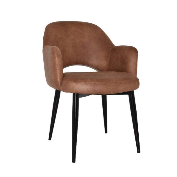 Tweed Reception Chair (Metal Leg)