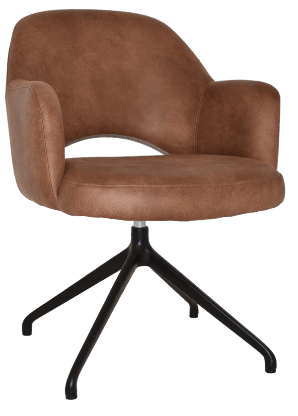 Tweed Reception Chair (Trestle) - Image 6